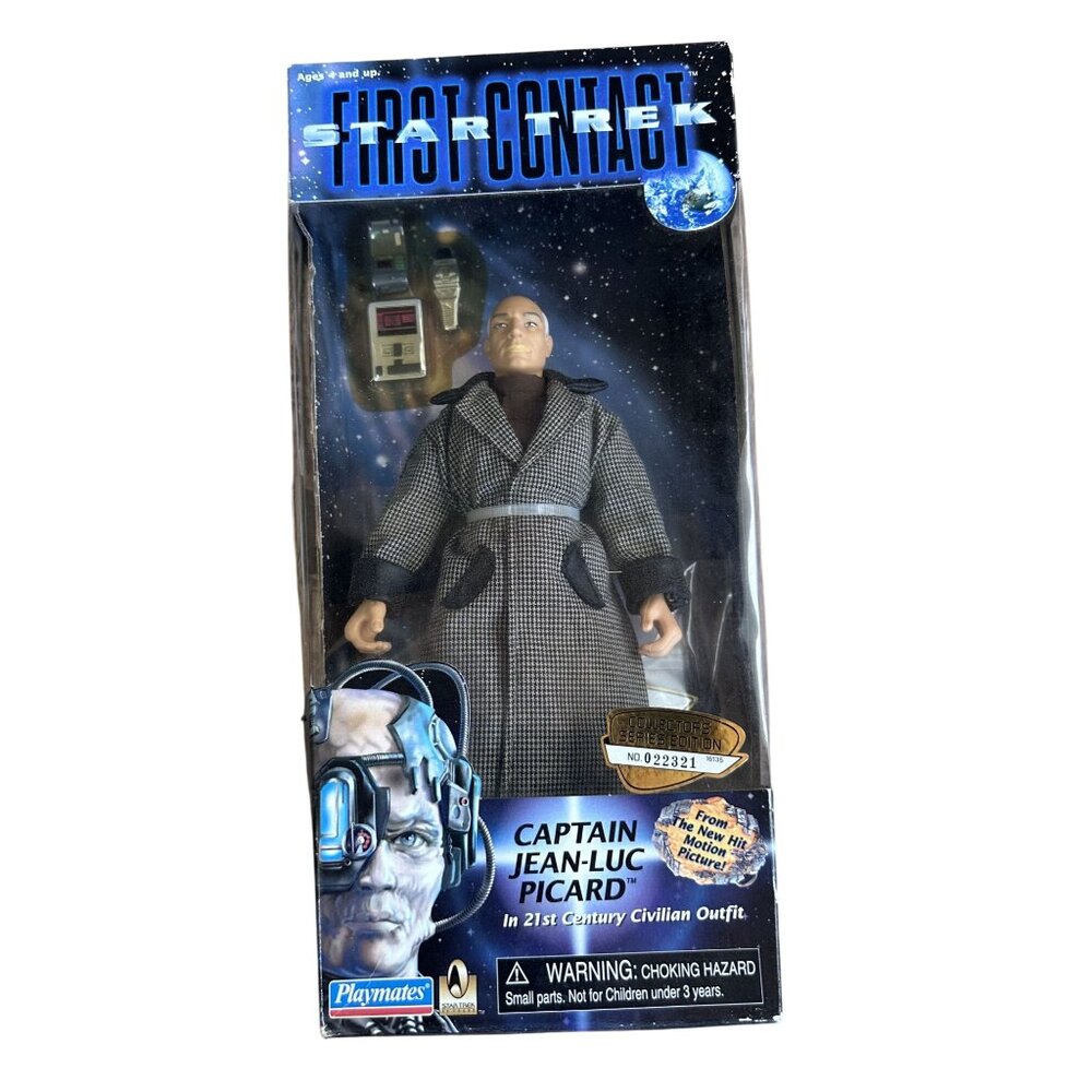Star Trek First Contact Captain Jean-Luc Picard 9" 16130-16135 1996